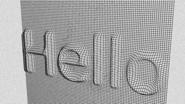 Image to 3d grid touchdesigner experiment