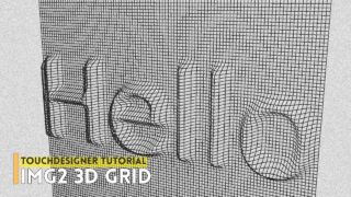 Image to 3d grid touchdesigner tutorial