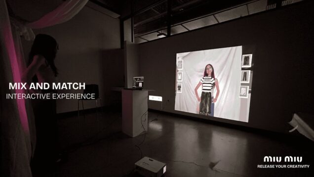 Interactive Clothing Try On Developed in TouchDesigner