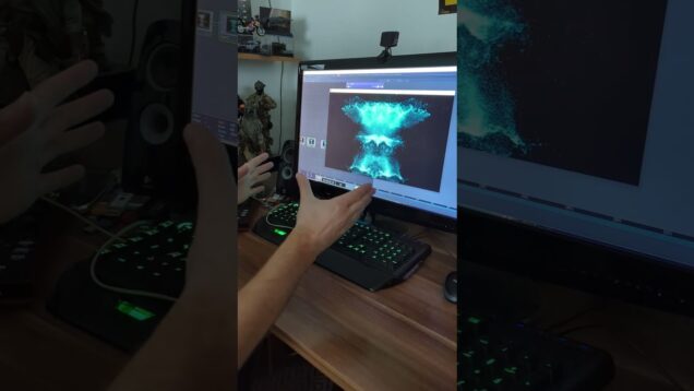 LeapMotion and TouchDesigner to Control Live-Visuals