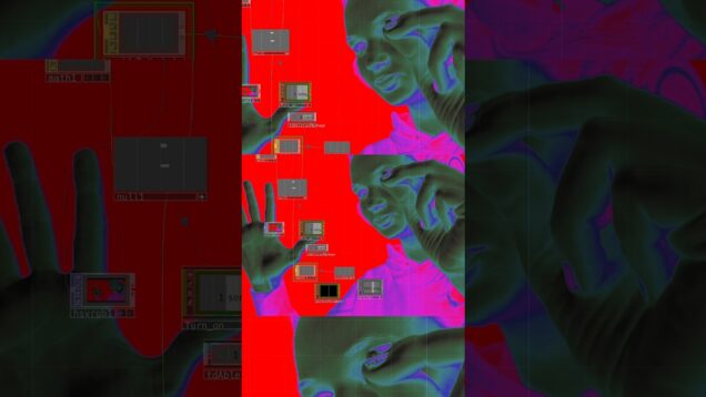 Live looping with hand movement #ableton #electronica #touchdesigner