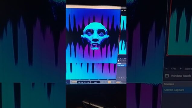 Morpheus transforming into a monk – visual stuff in TD #producerlife #visualart #touchdesigner