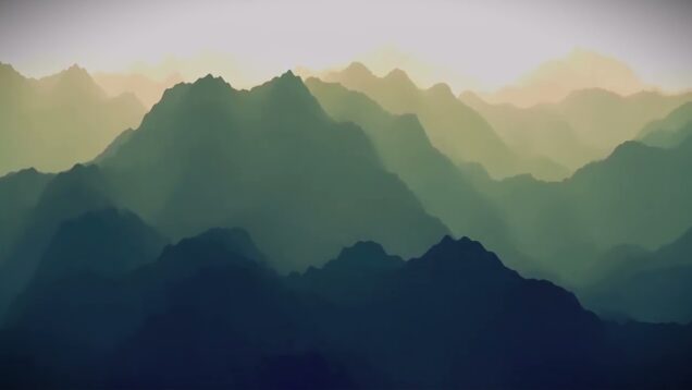 MOUNTAINS Meditative Art work , meditation #digitalart #newmediaart #immersiveart  #touchdesigner