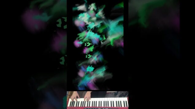 Palette Nympheas, piano peinture V2 #touchdesigner #piano #generativeart