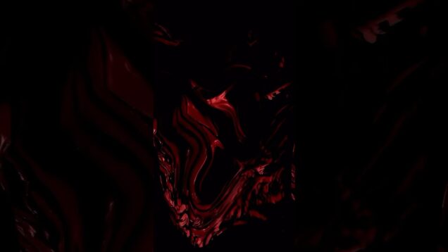 PODCAST 030: @kaymcv live-coded Hydra & TouchDesigner visuals, metallic forms reacting to bass