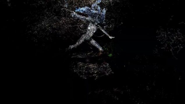 Point Cloud Visual (Women Statue) #touchdesigner
