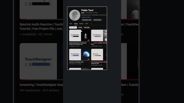 Spectral Audio Reactive #touchdesigner #tutorial