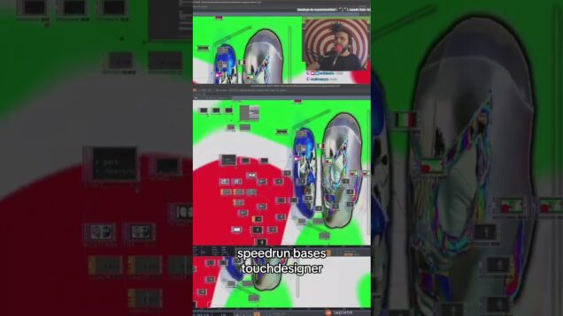 speedrun de las bases de #touchdesigner dats, chops, tops y hasta sops