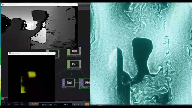 TouchDesigner | Interactive Fluid FX with a Realsense Camera