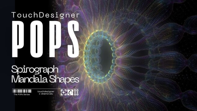 TouchDesigner POPs Tutorial: Create a 3D Spirograph Mandala Shapes Using Noise and Revolve