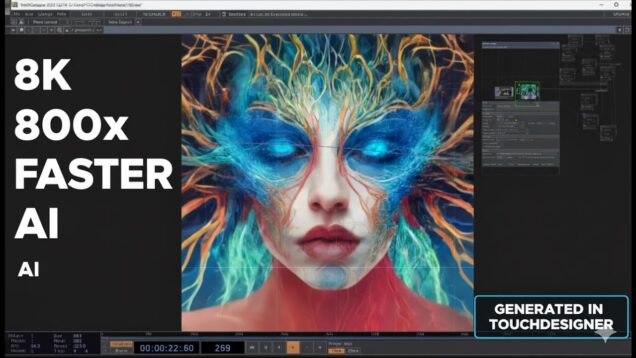 🤯 8K AI Art at 800x Speed? Yes! (TouchDesigner Workflow Revealed)