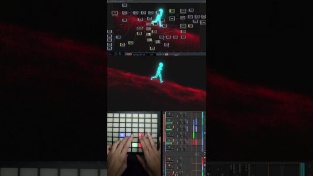 Ableton+TouchDesigner+Push2 #audioreactive #newmediaart #ableton #touchdesigner #audiovisual #avlive