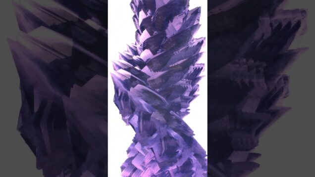 Amethyst Spiral #3Dart #touchdesigner