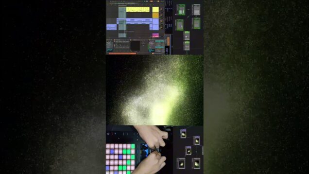 BONZ4I made in #touchdesigner &#ableton || #pointcloud #tdableton #newmediaart #edm