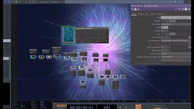 Composition Project – Visual + Node Network – TouchDesigner (Goman)
