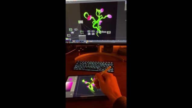 Drawing with StreamDiffusion in TouchDesigner