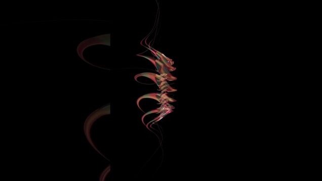 Driven by audio RMS.Made with #TouchDesigner #generative #digitalart  #newmediaart #3d #nodeart #vfx