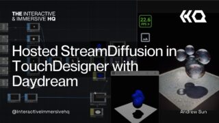 Hosted StreamDiffusion in TouchDesigner with Daydream