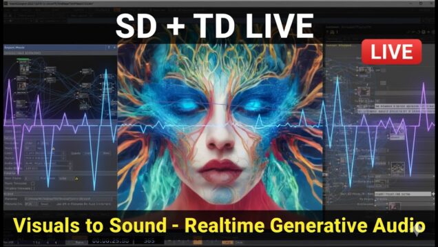 HYPNOTIC FLOW: Generative AI Visuals that Breathe and Sing (TouchDesigner Live)