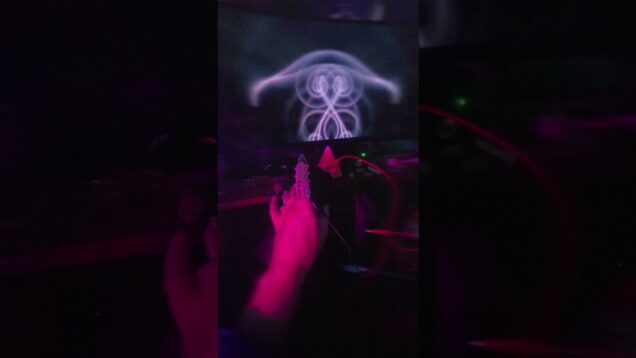 Laura Alice Bracken creates generative art using Playtron connected to TouchDesigner #playtronica