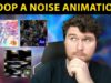 Loop a noise Animation | Blender | After Effects | Touchdesigner