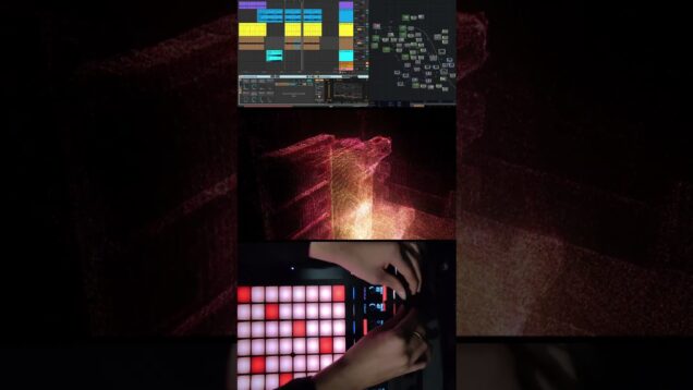 Mapping bass from #ableton to an interactive visual inside #touchdesigner | #av #tdableton #avlive