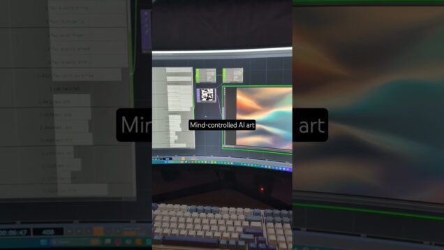 Mind-controlled art with TouchDesigner and StreamDiffusion using the Emotiv Insight
