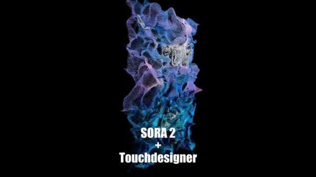 SORA 2 Random Video + Touchdesigner 3D Noisy video player