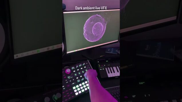 Storm is coming pt 2 #vfx #music #spacemusic #dj #visuals #touchdesigner #darkmusic #electronicmusic