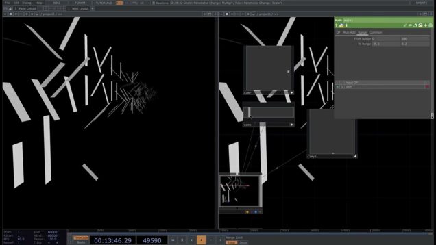 The Wall of Grosse Fuge (Beethoven) – TouchDesigner music visualization (architecturalization)