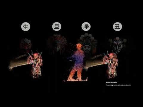 TouchDesigner Interactive Scene Creation—Opera| Peking Opera| Hip-hop| K-pop