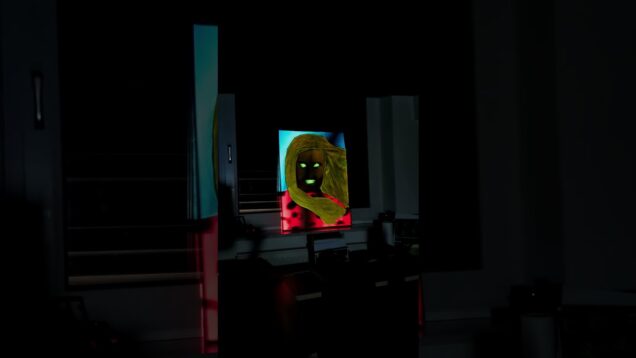 TouchDesigner Projection Mapping Study Real Light Interaction & Visual Focus