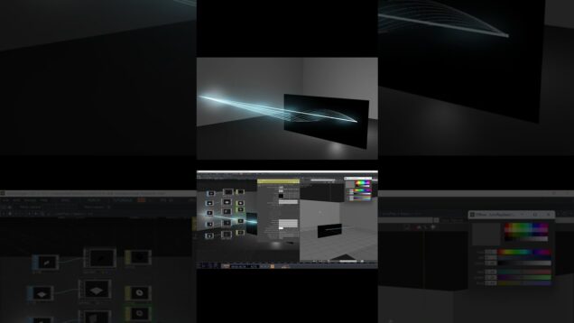 #touchdesigner real-time laser simulator