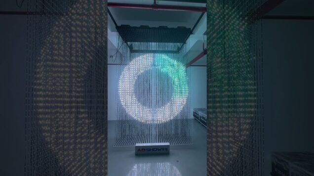 3D Volumetric LED Display  Control by Touchdesigner POPs