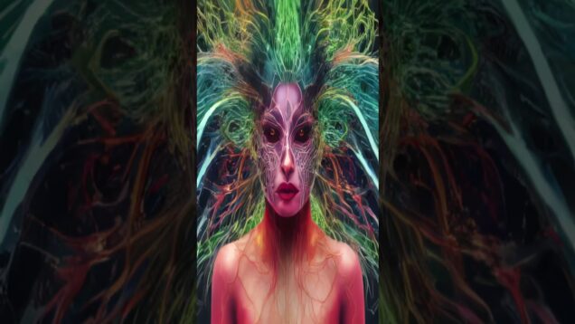 8K AURORA QUEEN 👑 | Seamless AI Face Morphing Art | TouchDesigner x Stable Diffusion  #animation
