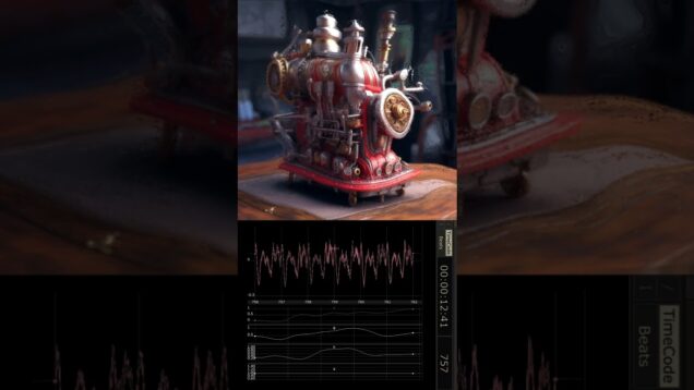 audio reactive espresso machine in TouchDesigner