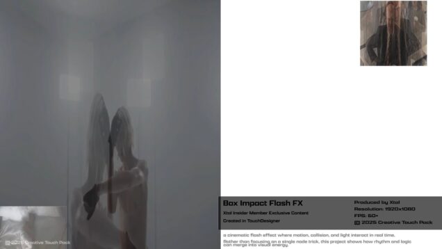 Box Impact Flash FX – Collision-Triggered Flash System | TouchDesigner Tutorial
