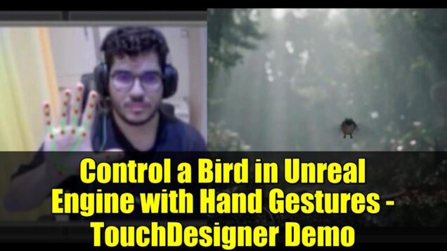Control a Bird in Unreal Engine with Hand Gestures – TouchDesigner Demo