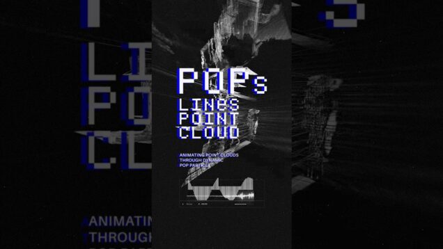 Creating Lines Point Cloud with POPs in Touchdesigner #touchdesigner #tutorial #generativeart