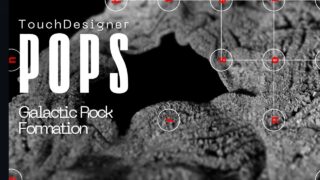 Galactic Rock Formation Using TouchDesigner POPs – Point Generator & Noise Pop