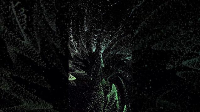 Ghost in the machine. Derived from tut by @newnome_beauton . #touchdesigner #audiotechnique