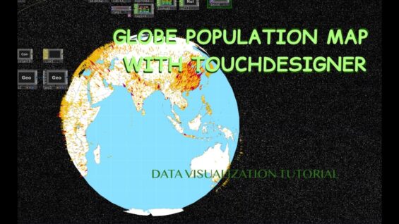 Globe Population Map with TouchDesigner – Data visualization tutorial