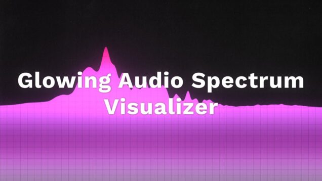 Glowing Audio Visualizer (TouchDesigner Tutorial)