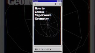 How to create Vapor Wave Geometry on Touch Designer