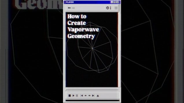 How to create Vapor Wave Geometry on Touch Designer