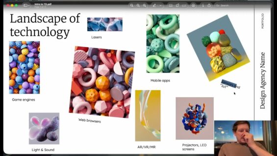 How TouchDesigner fits the landscape of creative technology