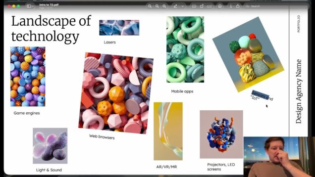 How TouchDesigner fits the landscape of creative technology