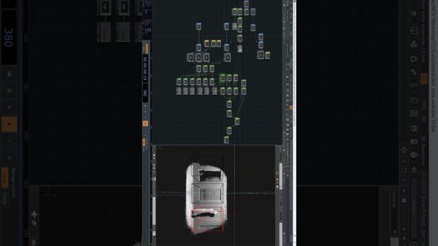 Interactive Soundscape my student created in workshop – Dubai #touchdesigner #interactive #kinect