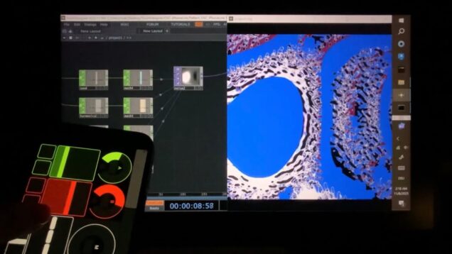 iPhone as a realtime Pattern Controller – TouchDesigner