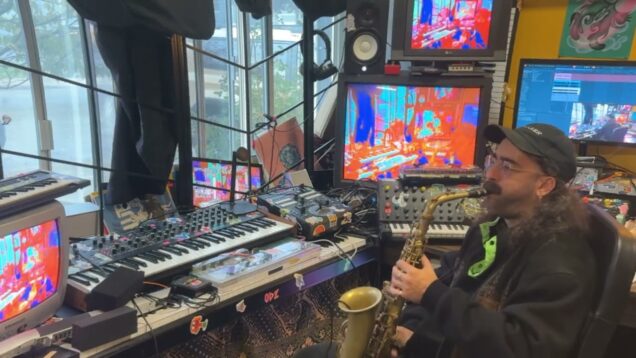 Jam 328 – Gorgo • Sax FX / Prophet Rev2 / Sp404 Mk2 / Ms20 / Touchdesigner •